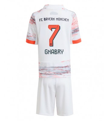 Bayern Munich Serge Gnabry #7 Seconda Maglia Bambino 2025-26 Manica Corta (+ Pantaloni corti)